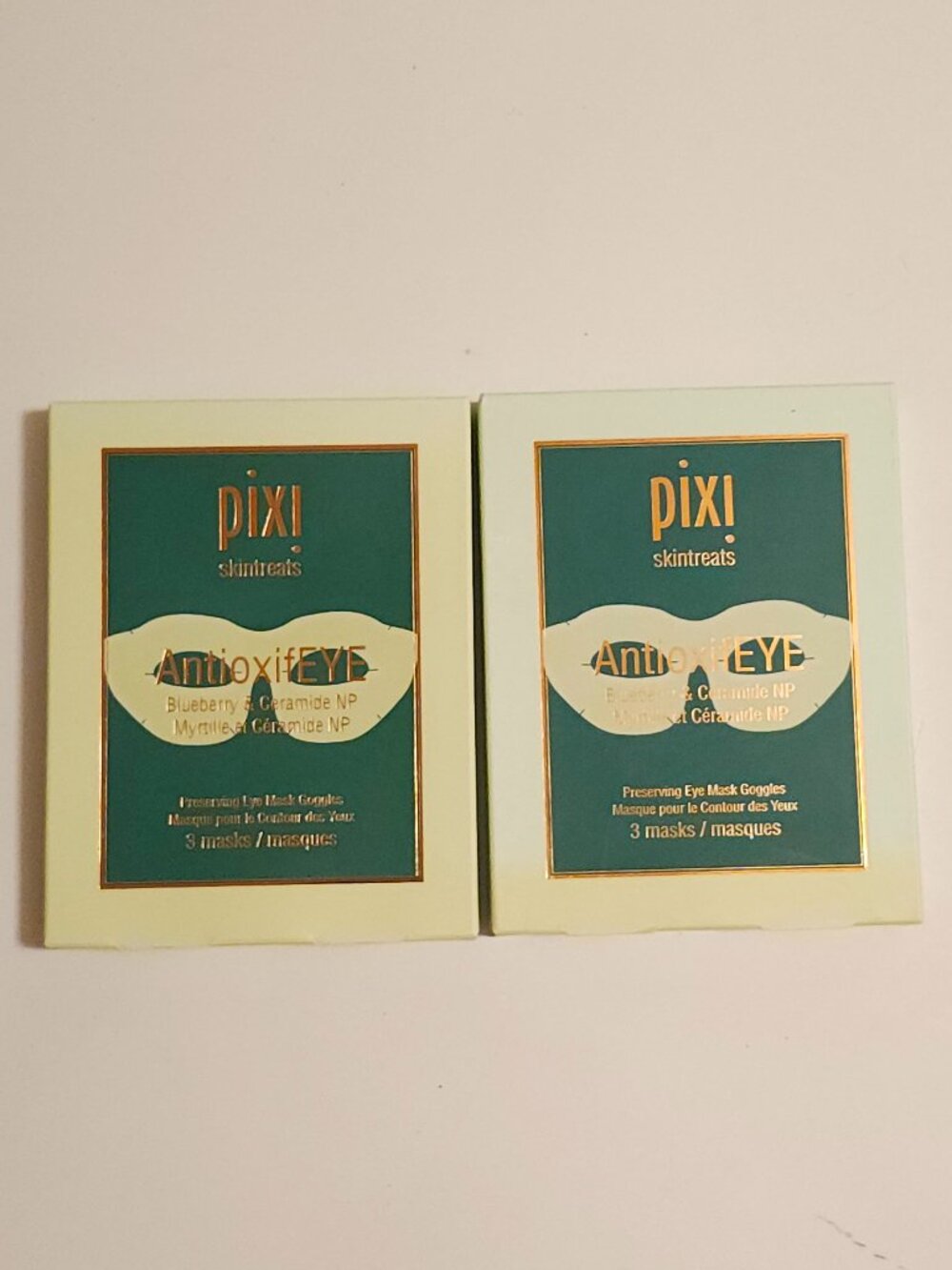 Pixi AntioxifEYE Goggles BNIP Lot of 2 Packs